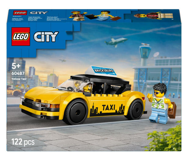 LEGO CITY 60487 Żółta taksówka - 1473502 - zdjęcie